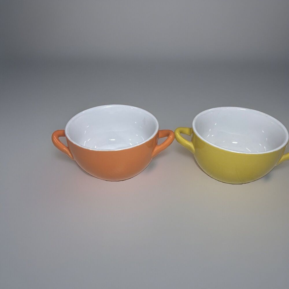 4 Original SengWare Soup Bowls Made for Individuals Bright Color *READ*